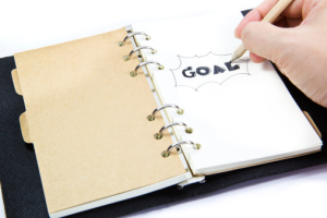write down goals